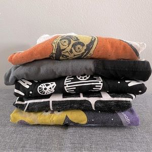 5 Star Wars T-shirts lot (womens small/medium)